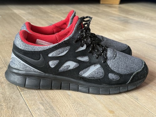 Nike free run black - run, black-red