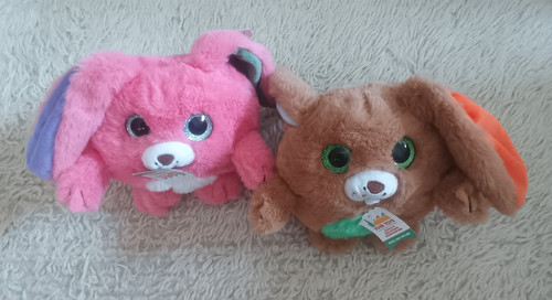 Plüsch hasen set heunec pink - hasen,