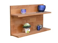 Wandregal Erle geölt 60 x 45 cm