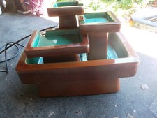 Zimmerbrunnen, ZEN BRUNNEN Zen-Garten, Tischbrunnen, KASKADENBRUNNEN, 230V