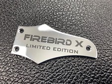 chrome Gibson Firebird X Limited Edition Neckplate ★ as good as new ★