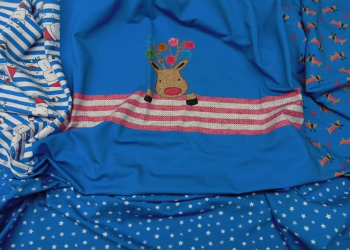 Xmas trio panel - xmas, blau
