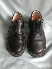 id nature pflanzlich gegerbte Halbschuhe Herren Schuhe schwarz Gr. 44 Leder