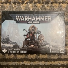 Warhammer 40000 Space Wolves Logan Grimnar Neu in OVP 