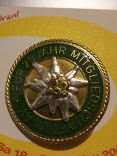 Abzeichen Anhänger, 25 Jahre Mitgliedschaft im Deutschen Alpenverein 