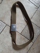 Wehrmacht Koppelschloss entnazifiziert mit Leinenriemen