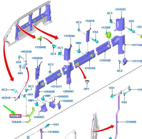 Ford transit mk4 front - transit,
