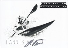 Autogrammkarte Hannes Aigner -