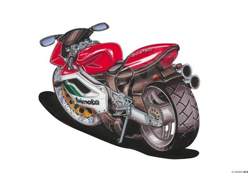 Bimota 500 vdue - vdue, rot