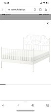 Ikea bett leirvik 140x200 - bett,