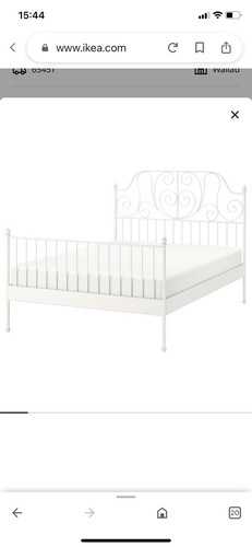 Ikea bett leirvik 140x200 - ikea,