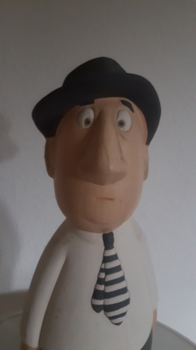 Keramikfigur mann mit hut - keramikfigur,