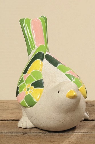Vogel terrakotta deko - terrakotta,