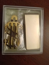 Geldklammer, Metall, Goldfarben