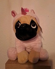 Mops Rosa Einhorn Kostüm Kuscheltier Stofftier Plüschtier Neu mit Etikett