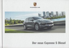 PROSPEKT BROCHURE PORSCHE CAYENNE S DIESEL 2012 -deutsch-