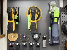 Mirka DEROS und DEROS 2 Wand Halterung / Wall Mount gelbe farbe