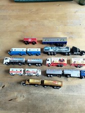 H0 LKW Werbefahrzeuge, 1xSattelzug, 1xAnhänger,1xSattelaufl.,6x Lkw Mit anhänger