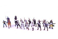 19 tlg. Sammlung SIMBA Ritter Reiter Pferde Soldaten Pirat Spielfiguren