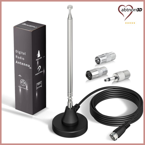 Bingfu dab ukw antenne - antenne,, ohm