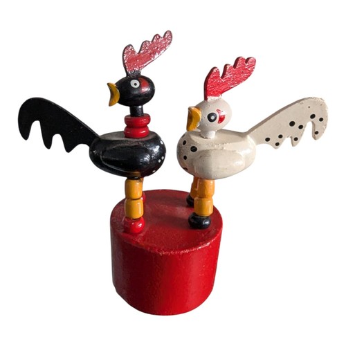 Drückfigur wackelfigur hahn - drückfigur,,