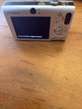 Canon IXUS 80 IS PowerShot Digitalkamera DEFEKT Silber Fehler Objektiv Fehler