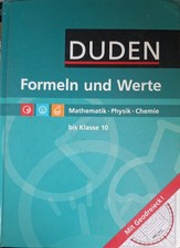 Formeln und Werte  - Formelsammlung bis Klasse 10 | Buch | 9783835590205