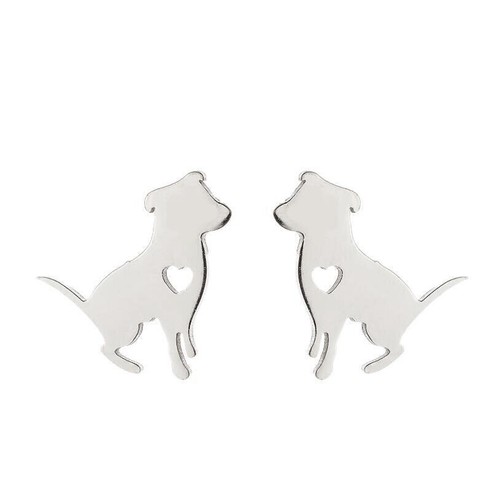 Paar edelstahl ohrstecker - edelstahl,