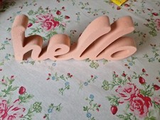 Dekoschriftzug Hello Abricot