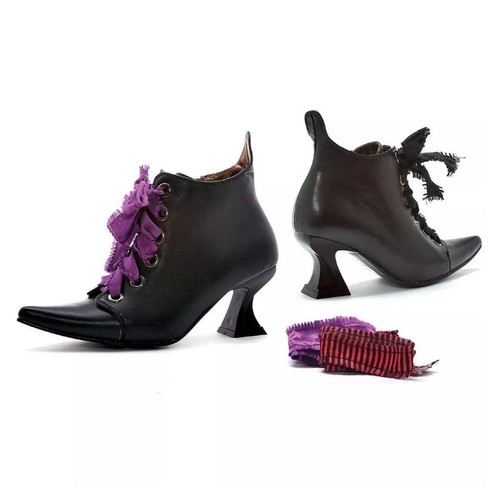 Damen schwarz hexe kostüm - schwarz,