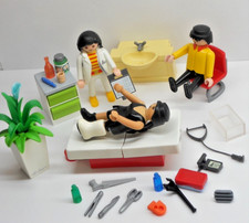 Frau im Krankenhaus + Arzt Untersuchung Zubehör + Rettung  Figur + Playmobil