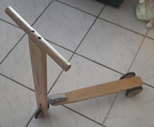 Roller Tretroller Holz Spielzeug DDR  Nostalgie