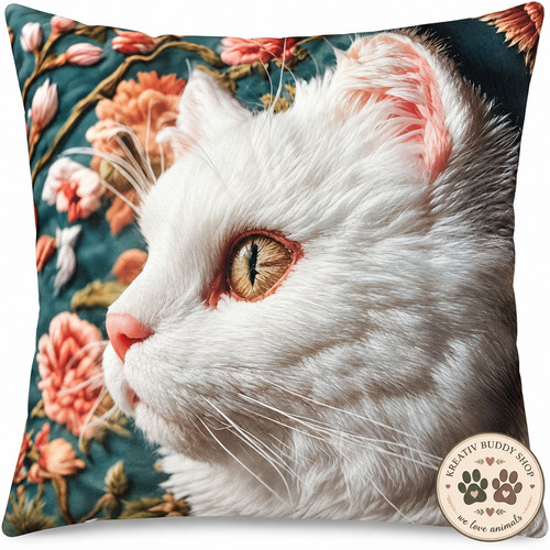 Dekokissen katze katzenkissen - dekokissen,