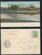 Vierlanden farb-AK Geländepartie 1904 (d7856)