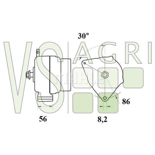 Lichtmaschine ia0800 mg359 - lichtmaschine,