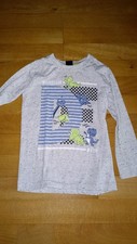 Langarmshirt Longsleeve Gr. 110 Dinosaurier, Junge