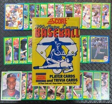 1990 SCORE MLB BASEBALL Cards