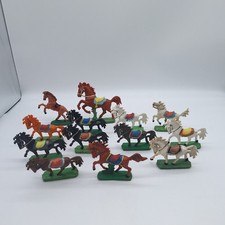 DDR Indianer Pferde Konvolut Figuren Spielzeug Vintage 