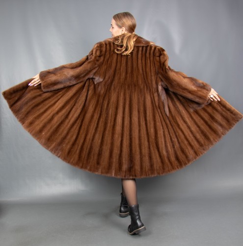 18943d gorgeous real mink coat - 18943d,