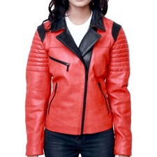 Damen Stylische Rot & Schwarz