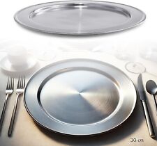 Platzteller - Edelstahl Silber