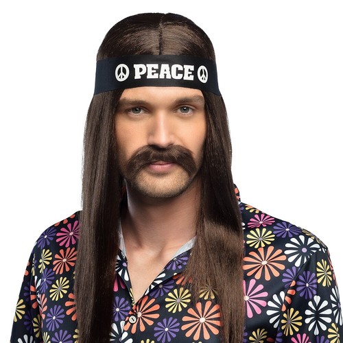 Bart hippie 70er - hippie, schnurrbart