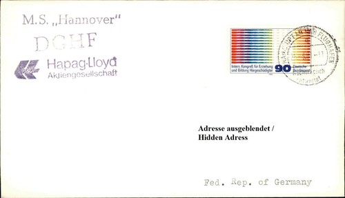 Schiffspost brief - schiffspost,