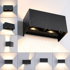 LED Wandleuchte mit Fernbedienung Flur Dimmbar Up&Down Wandstrahler Deckenfluter