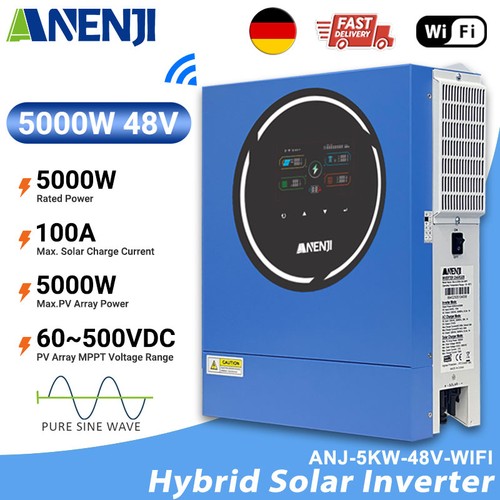 5kw 48v hybrid solar - 48v, inverter