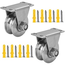 2 Stück U-Rollen Seilrollen