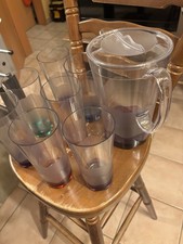 Tupperware Eleganzia Saft Karaffe Kanne 7 Becher