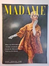 Madame, Zeitschrift Februar 1959, vintage Mode, Reisen, Kunst, Sport