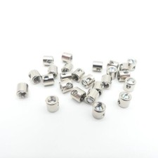 25x Schraubnippel Einstellnippel Bowdenzug Gaszug 5,5x5,5 mm Mofa Moped Roller