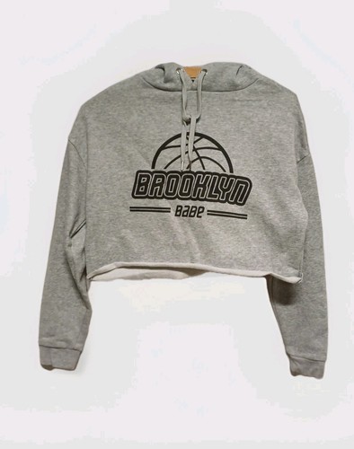 Divided cropped hoodie xs - hoodie,
